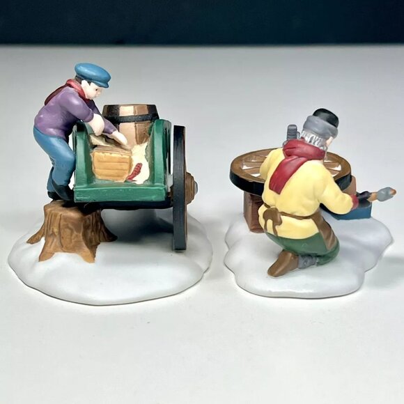 Department 56 Heritage Village C. Bradford Wheelwright & Son Figurines #5818-1 - Picture 5 of 11